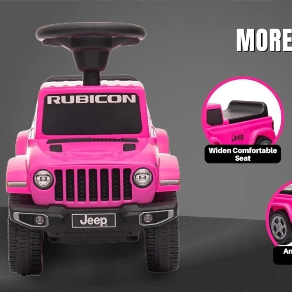 NEW Jeep Rubicon Gladiator Foot to Floor Ride-On - Pink